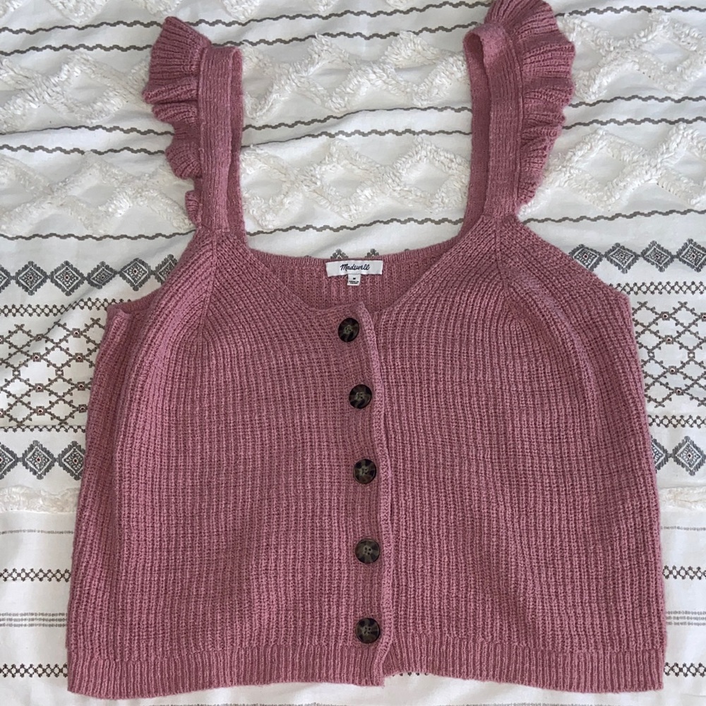 Madewell Dusty Rose Knit Tank
